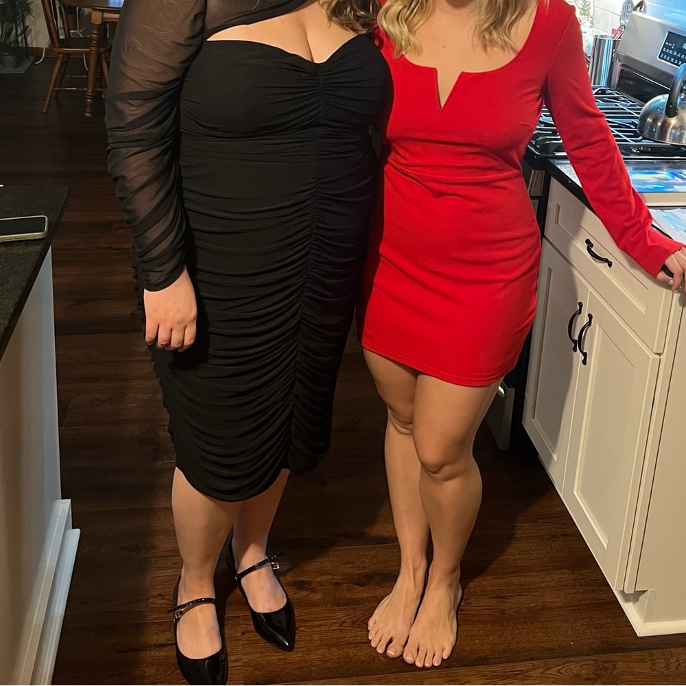 Lulus red mini dress